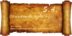 Steinhardt Azár névjegykártya